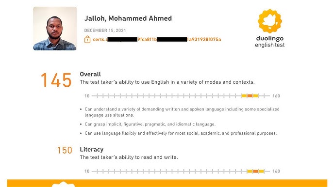 Buy Duolingo English Test Certificate Online